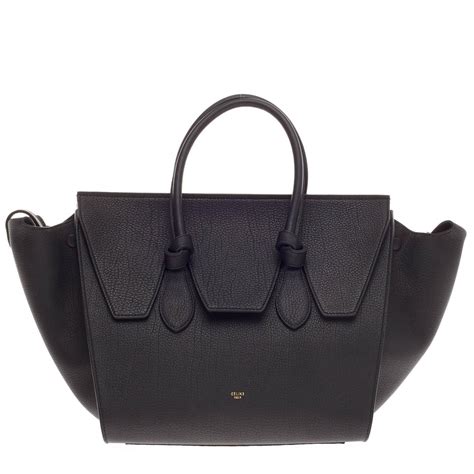 celine leather knot bag